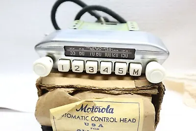 Rare Vintage / Antique Motorola AM Radio Control Head Model U9A NOS! W/ Box USA • $399.99