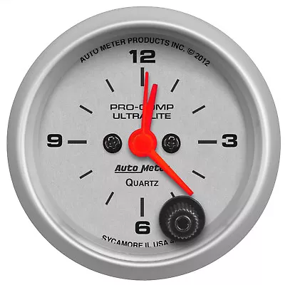 AutoMeter 4385 Ultra-Lite Clock Gauge  2-1/16 In. Electrical • $125.39