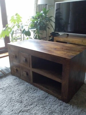 £65 • Buy Dakota Solid Mango Wood TV Unit/cabinet