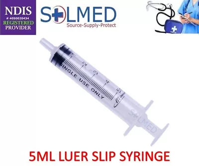 $19 • Buy 25 X 5ml LUER SLIP TIP STERILE SYRINGES