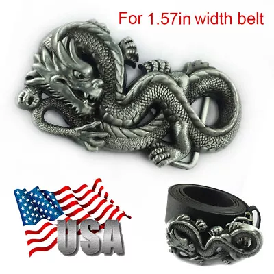 Awesome Antigue Color DRAGON COOL Belt Buckle Full Metal Medieval USA Seller AD • $11.97