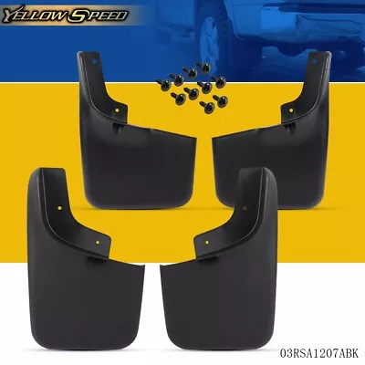 4 PCS Fit For 2004-2014 Ford F-150 Molded Splash Guards Mud Flaps New Front&Rear • $23.98