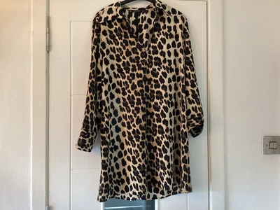 $12.21 • Buy Zara Leopard Print Tunic. Size M. New Without Tags 