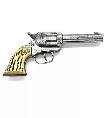 Vintage Daisy Chrome Plated Western Style Die Cast Metal Cap Gun R • $22