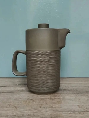 Vintage Denby Chevron Coffee Pot (1.75 Pints) • £8.99