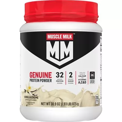 Muscle Milk Nature's Ultimate Lean Muscle Protein Powder Vanilla Creme • $40.99