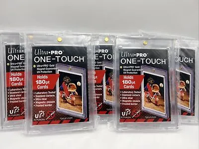 Ultra Pro One-Touch Thick Card 180pt Point Magnetic Card Holder LOT Of 5  • $14.84
