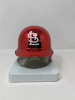 St. Louis Cardinals Custom Twotone CHROME Riddell Mini Helmet • $75