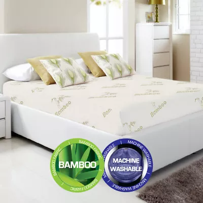 $21.95 • Buy Bamboo Fully Fitted Mattress Protector(Cot/Single/KS/Double/Queen/King/Super K)
