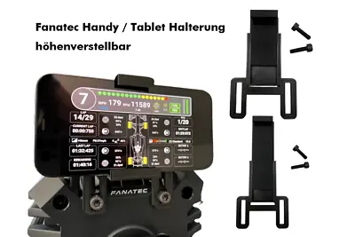 V3 Fanatec Mobile Phone/Tablet Mount Hawx ? Henverstellbar SIM Racing Rig • $22.34