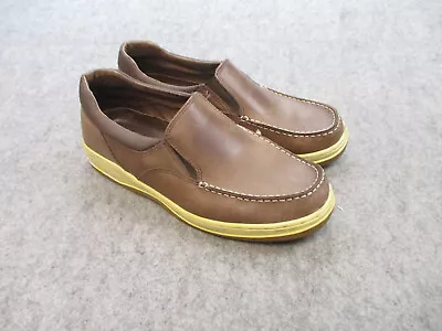 Eddie Bauer Shoes Mens 11 M Leather Loafer Slip On Casual Brown • $15.97