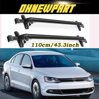 $85.95 • Buy For VW Jetta Golf MK Car Top Roof Rack Cross Bar Cargo Luggage Carrier Locks DP
