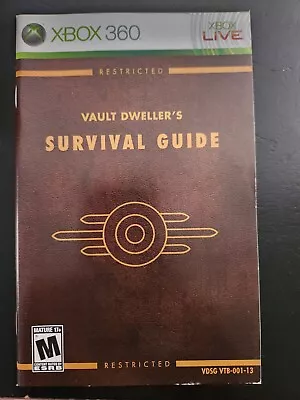 Fallout 3 Game Of The Year Edition - Microsoft Xbox 360 Manual Included No Case • $2.99