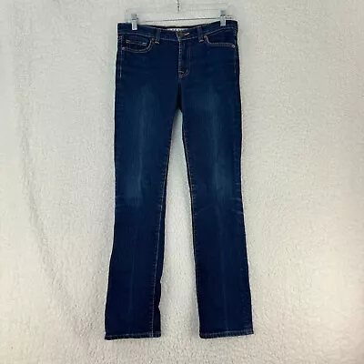 J Brand Blue Denim Straight Leg Jeans Womens Medium Wash Mid-Rise Size 27 • $24.99