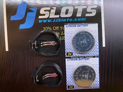 IGT S2000/Game King Slot Machine 2 Sets Of Removable Battery Conversion Kits • $21.95