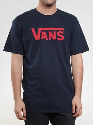 Vans Mens Navy  Logo T Shirt New • $10.98