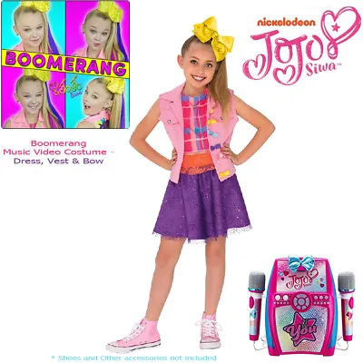 Jojo Siwa Costume Boomerang Jo Jo Dancemom Music Video Pop Star Girl 8-10y Child • $62.99