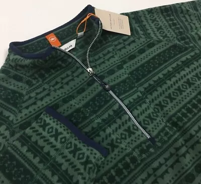 Peter Millar Southwestern Aztec Indian 1/4 Zip Golf Soft Micro Fleece Pullover • $125.99