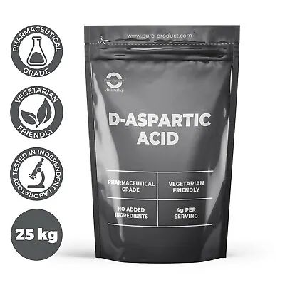 25kg Pure D-aspartic Acid Powder  Bulk Pack • $1052.95