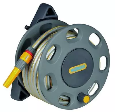 Hozelock 2422 Wall Mounted Garden Reel 15m/49ft Starter Hose Watering Equipment  • £44.99