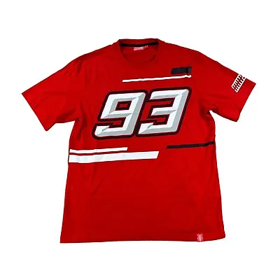 Marc Marquez 93 Shirt Mens Large Red Short Sleeve Official Moto Gp Collection • $29.88