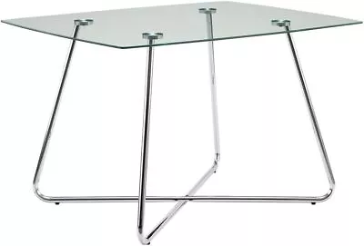 Monarch Specialties  Dining Table Chrome Metal Tempered 40 L • $590.82