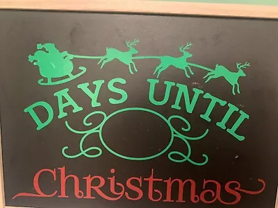 Personalised Christmas Countdown Chalkboard • £8