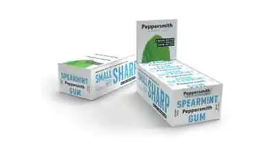 Peppersmith 100% Xylitol Spearmint Chewing Gum Pocket Packs (15g) (Pack Of 12) • £17.99