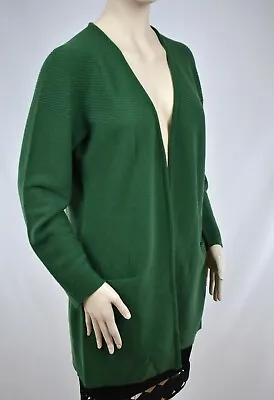 MARINA RINALDI By MAX MARA 100% CASHMERE Cardigan In GreenPlus Size S • $95