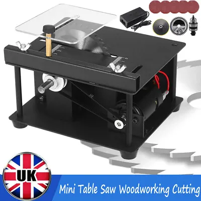 Mini Table Saw Multifunctional Woodworking Cutting Tool Polish Machine Bench Saw • £39.90