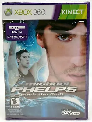 NEW SEALED XBox 360 Michael Phelps Push The Limit Video Game Kinect Swimming  • $5.65