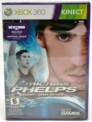 $5.95 • Buy NEW SEALED XBox 360 Michael Phelps Push The Limit Video Game Kinect Swimming 