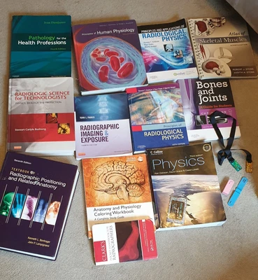 £100 • Buy Radiography Books And X-ray Markers.Clarks Pocket Handbook, Bones And Joints Etc