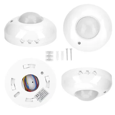 360° PIR Infrared Motion Sensor Detector Light Switch AC 110V-240V Ceiling Mount • $11.98