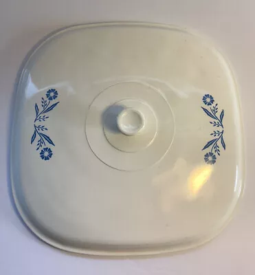 Corning Ware 1st Generation 1958 Cornflower Lid Square For 9” Skillet - Lid Only • $24.99
