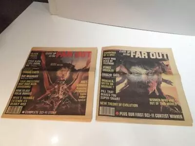 2 Close Up On The Far Out Newspaper/Magazines 1982 Sci-Fi UFOs Monsters • $15.99