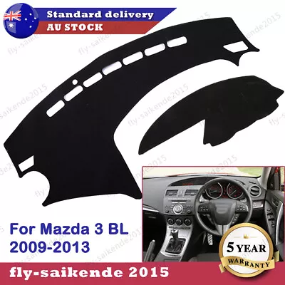 For Mazda 3 BL 2009-13 Car Dashmat Dashboard Dash Mat Cover Sun Shade Pad Black • $24.19