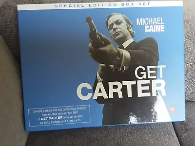 MICHAEL CAINE - Get Carter - Special Edition Box Set (DVD) (2000) • £14