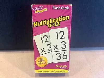 Trend Enterprises Inc. Multiplication Flash Cards 0-12 91 Cards New • $5