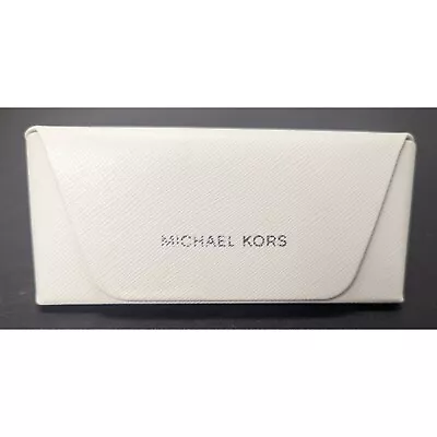 Michael Kors - White Envelope Snap Style Hard Side Glasses Case • $8.24