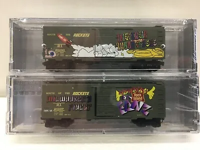 N Scale Micro Trains Special Run 13-106 Rock Island Graffiti 2-Pack • $97.50