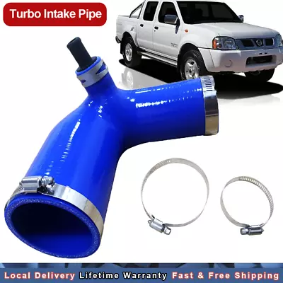 Silicone Airbox To Turbo Intake Pipe For 01-2008 Nissan Navara D22 ZD30 3.0 Blue • $49.99