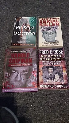 £9.99 • Buy True Crime Books X 4 Joblot Fred And Rose West Peter Tobin Harold Shipman Killer