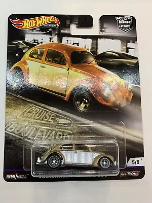 $15 • Buy Hot Wheels Volkswagen “Classic Bug” Premium Car Culture 5/5 Cruise Boulevard New