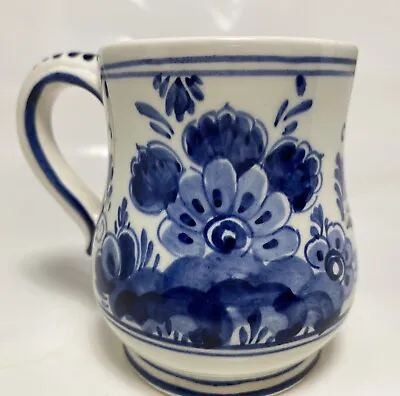 $15 • Buy Vintage Delft Blue Mug Made In Holland Signed & Numbered