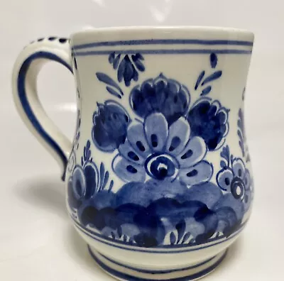 Vintage Delft Blue Mug Made In Holland Signed & Numbered • $15