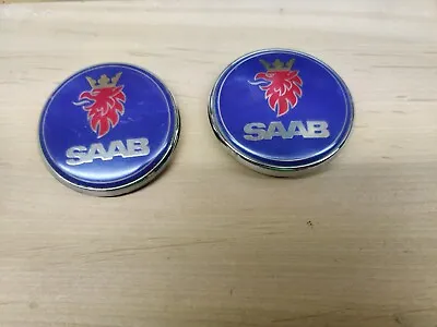 Oem 03 04 05 06 07 08 Saab 9-3 93 Front & Back Set Emblem Logo Badge Sign Decal • $25.95