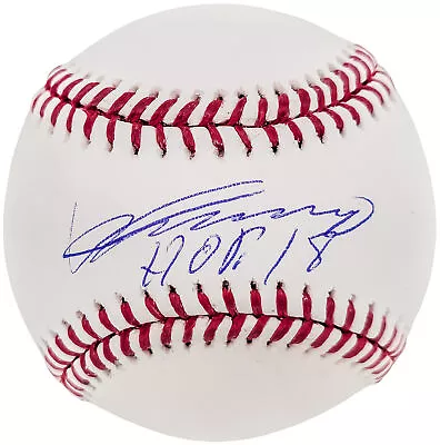 Vladimir Guerrero Sr. Autographed Mlb Baseball Expos  Hof 18  Beckett 203455 • $139