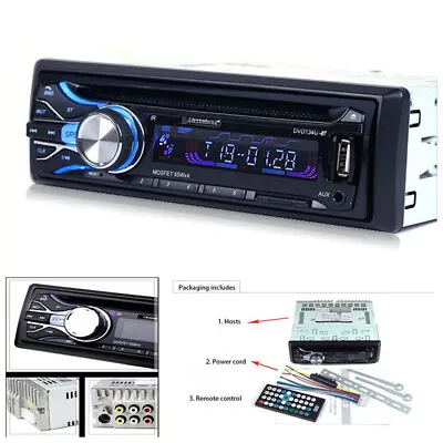 Car Bluetooth DVD CD Player Radio Video AUX MP3 Player Super Shock Bass Function • $107.59