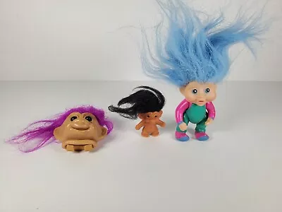 Vintage Dam Things Troll Pencil Topper And Shoe Lace Hugger And Applause Troll • $24.99